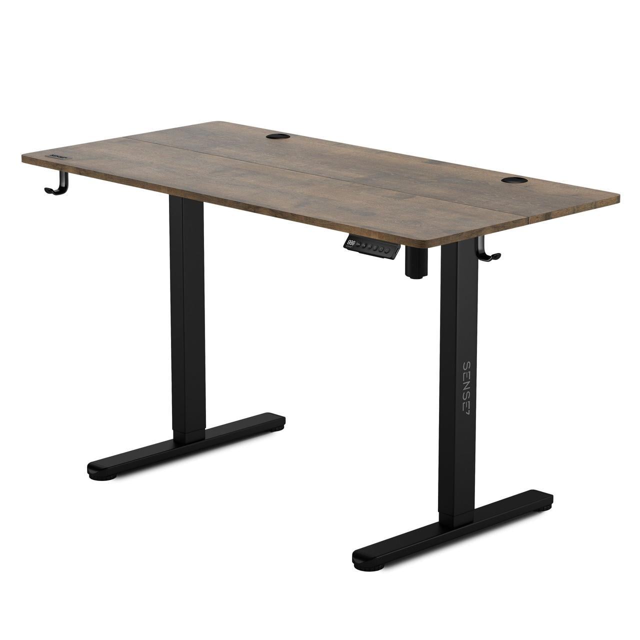Компьютерный стол Sense7 Nojo с электрорегулировкой высоты 120x60 см Black/Oak (2527320939)