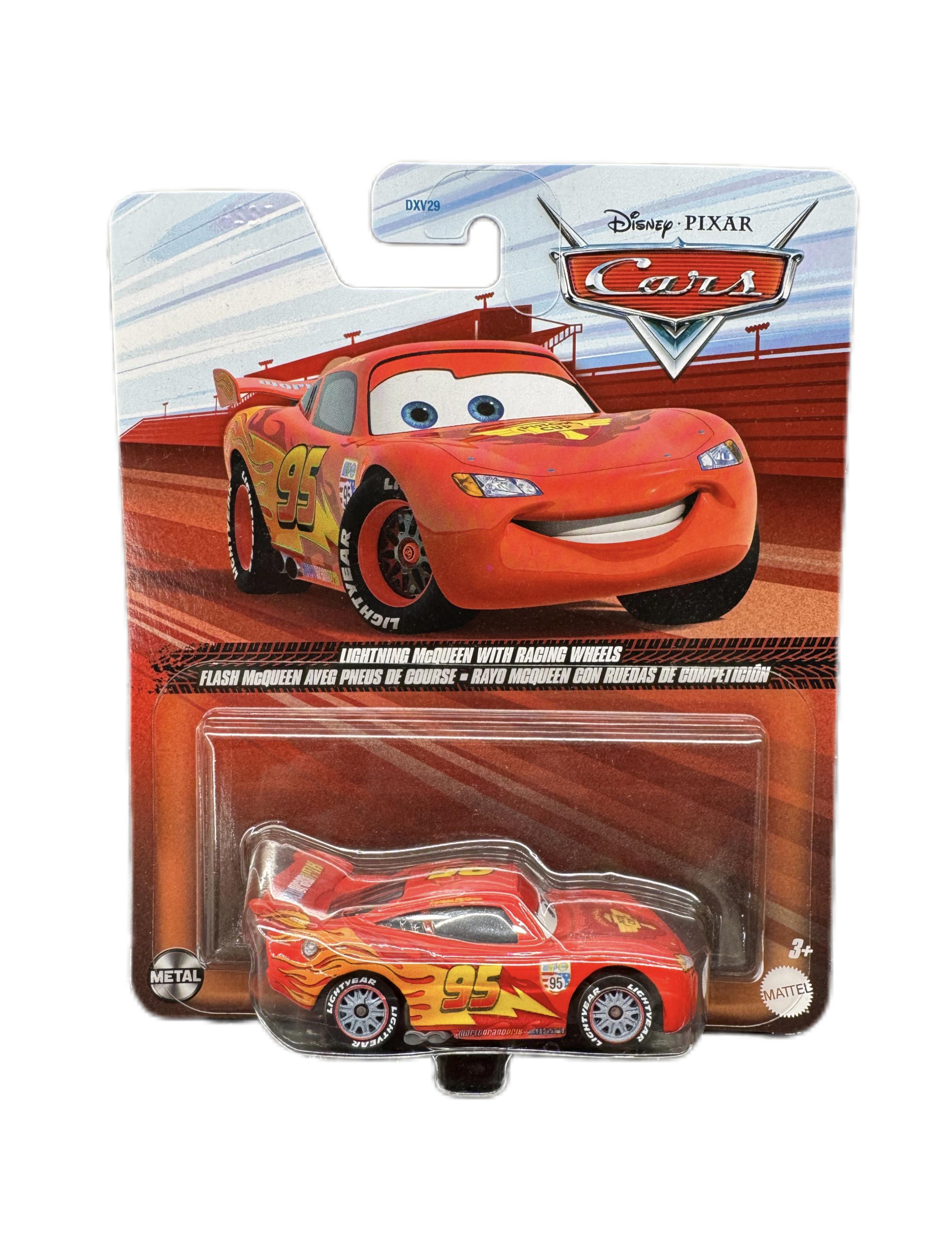 Игрушечная машинка Mattel Cars Lightning McQueen with racing wheels (22514750)