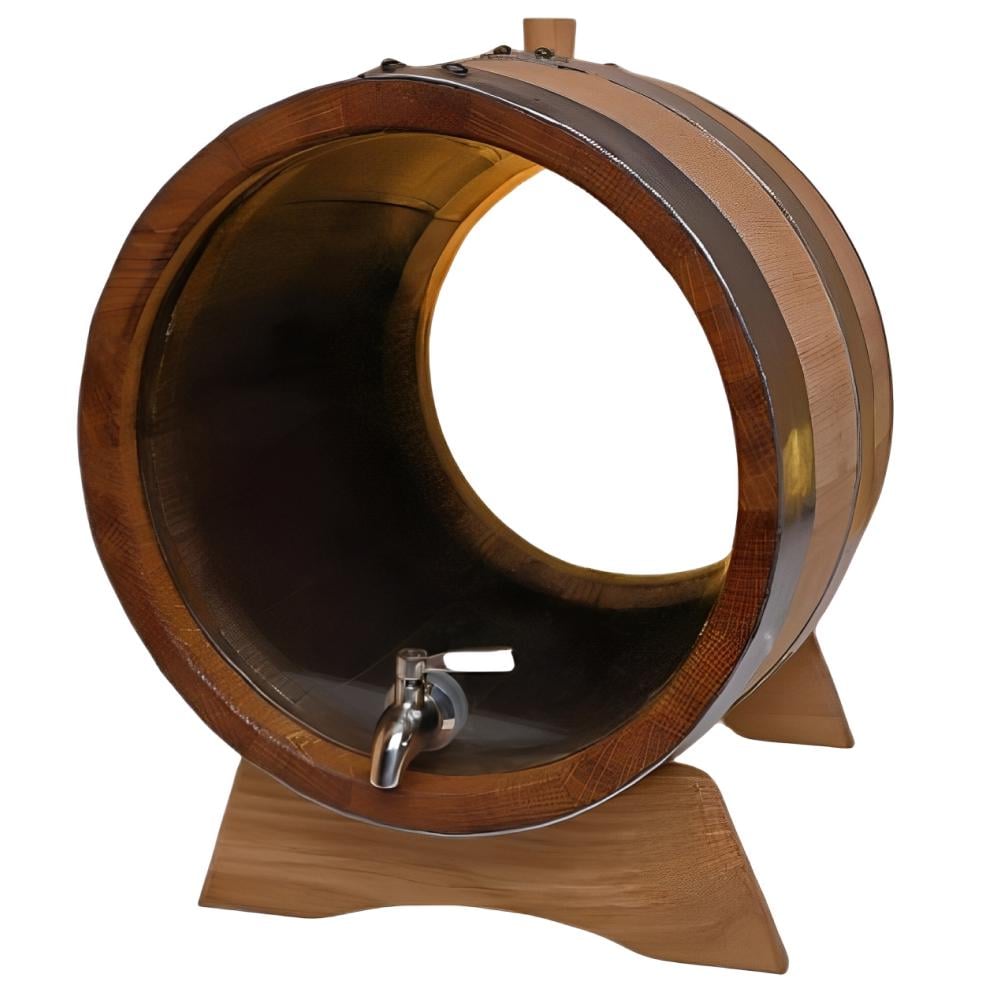Бочка дубовая со стеклянными донышками и краном М+ 20 л (26398054)