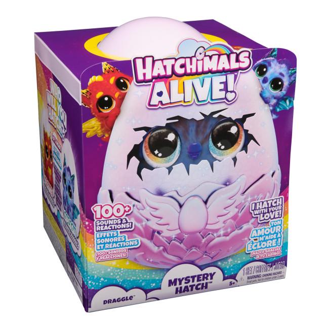 Интерактивная игрушка сюрприз Hatchimals Alive Mystery Hatch Draggle Spin Master (2548027410)