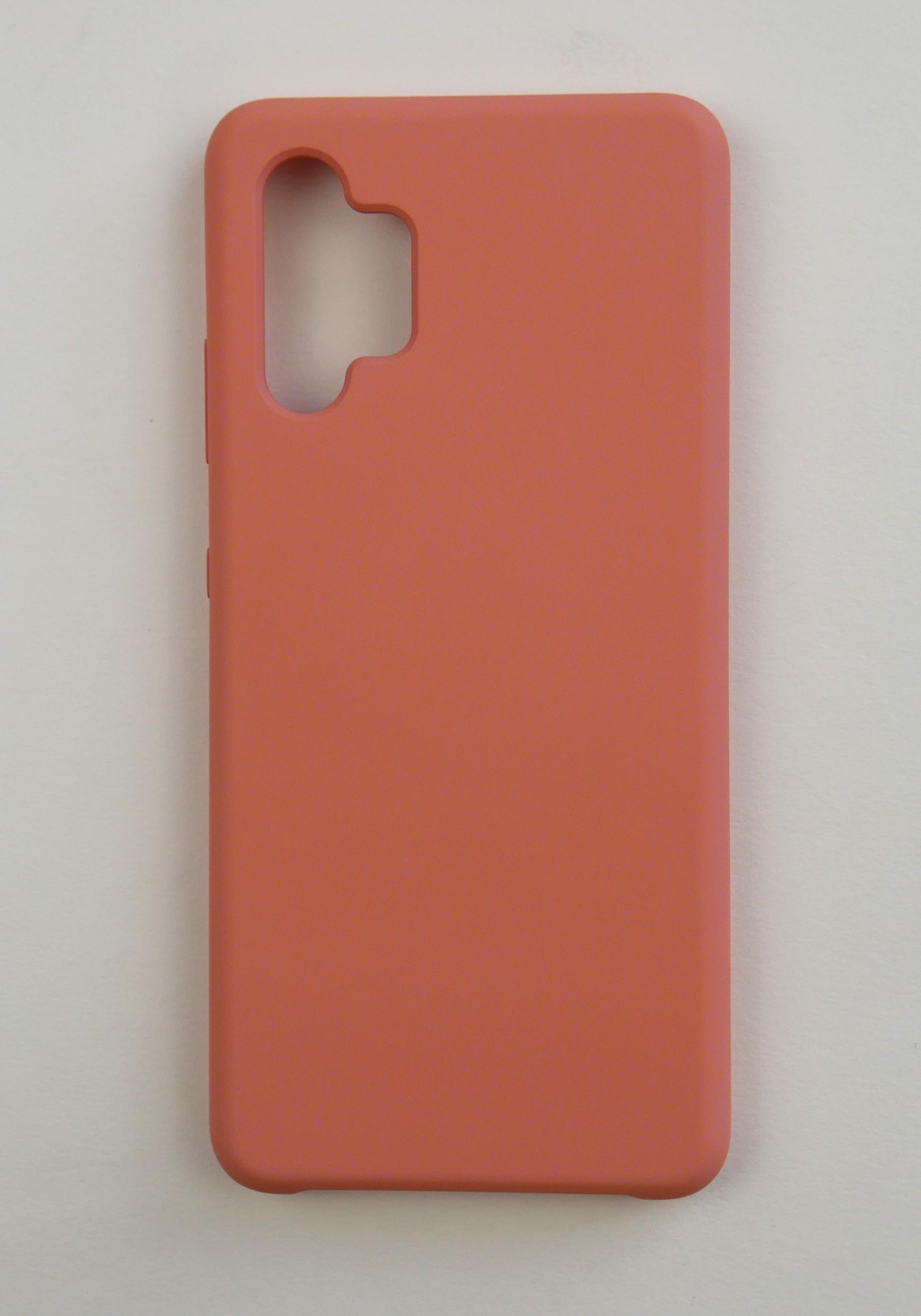 Чохол Jelly Silicone Case Samsung A32 4G Peach Pink (35)