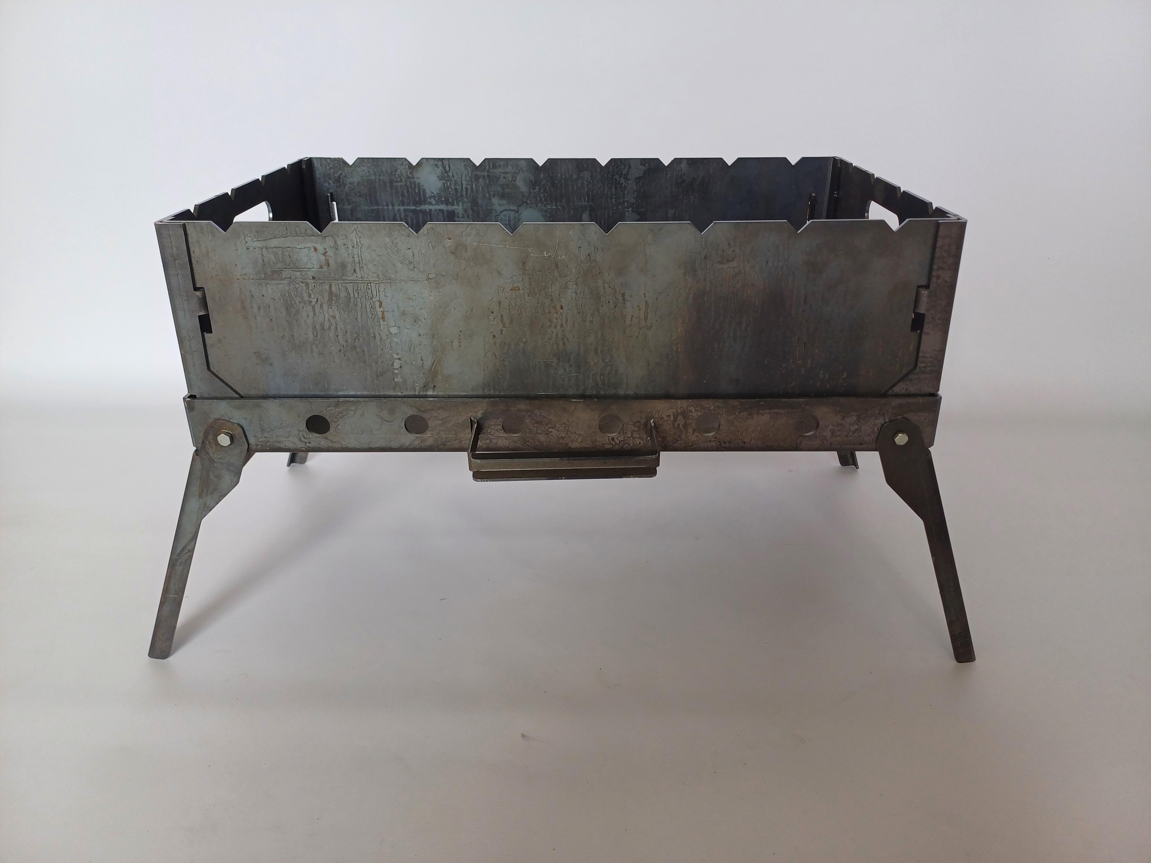 Мангал-валіза складний 8 шомпурів 3 мм (12062333) - фото 7 Мангал-валіза складний 8 шомпурів 3 мм (12062333) - фото 7