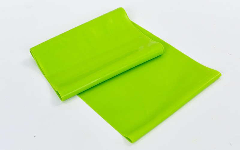 Лента эластичная для фитнеса и йоги Zelart FI-6256-1_5 салатовый