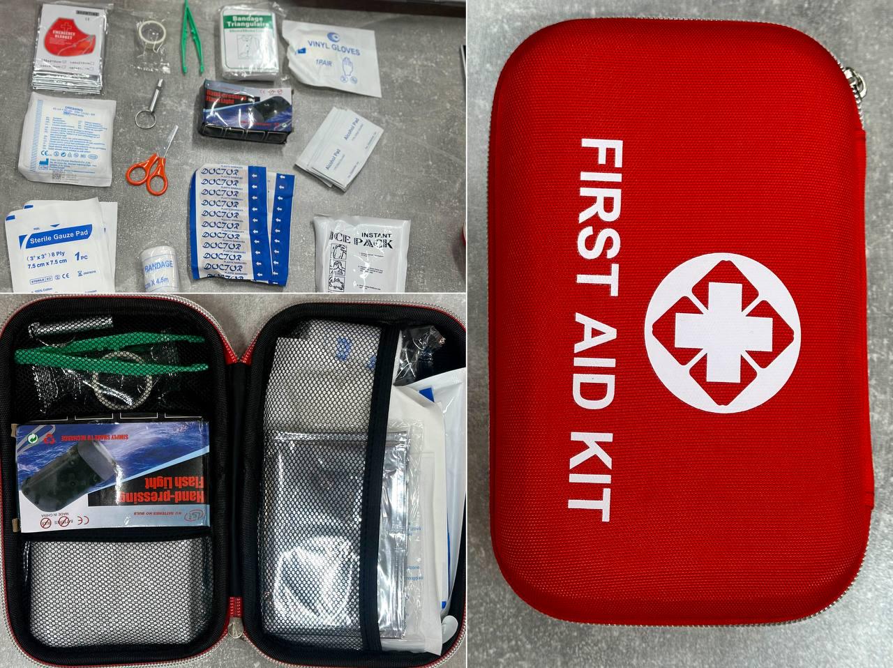 Автомобильная аптечка 21х13х5 см Красный (va_5632_l) - фото 5