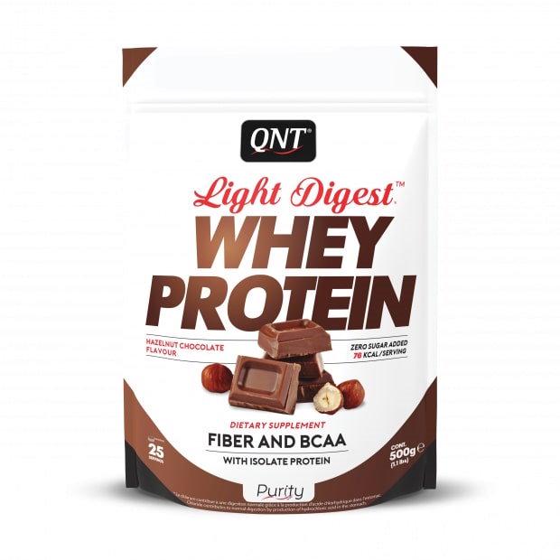 Протеин QNT Light Digest Whey 500 г Шоколад-фундук (4704V8469)