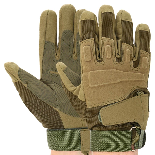 Перчатки закрытые полнопалые Blackhawk XL Оливковый (BC-4468) Перчатки закрытые полнопалые Blackhawk XL Оливковый (BC-4468)