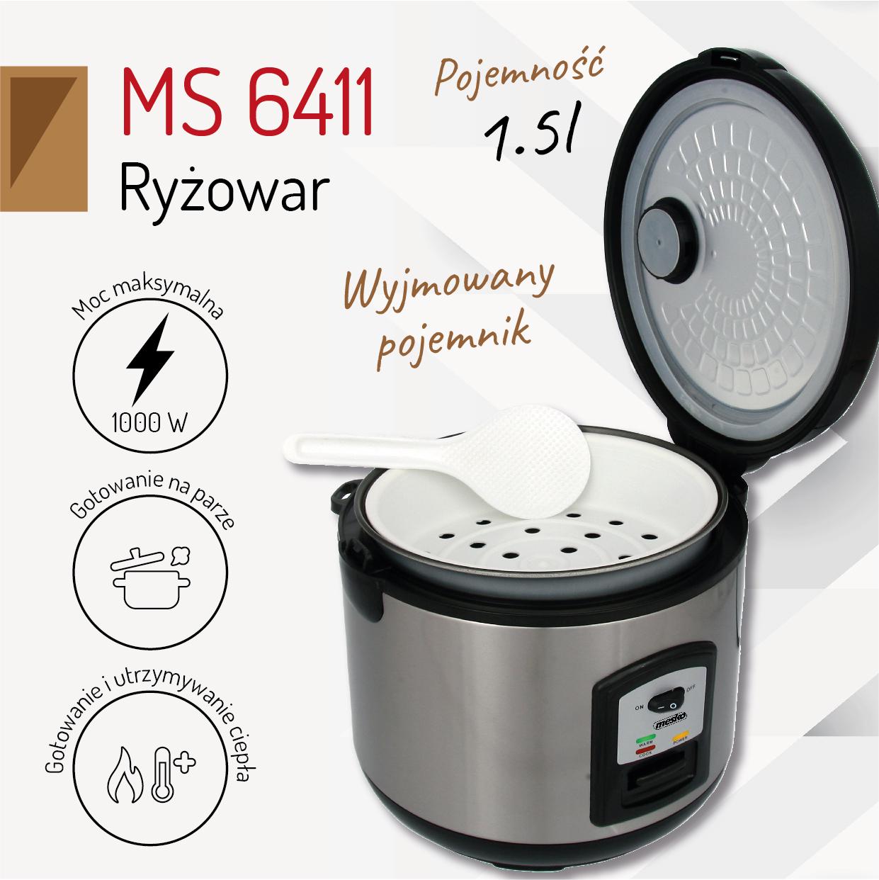 Рисоварка Mesko MS 6411 1,5 л - фото 9