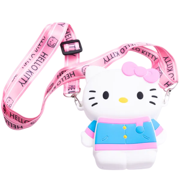Сумочка детская Hello Kitty силиконовая на молнии 13х10х3 см Белый Сумочка детская Hello Kitty силиконовая на молнии 13х10х3 см Белый