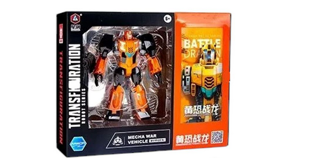 Трансформер для мальчика XG868J Battle Dragon/лентикулярная карта