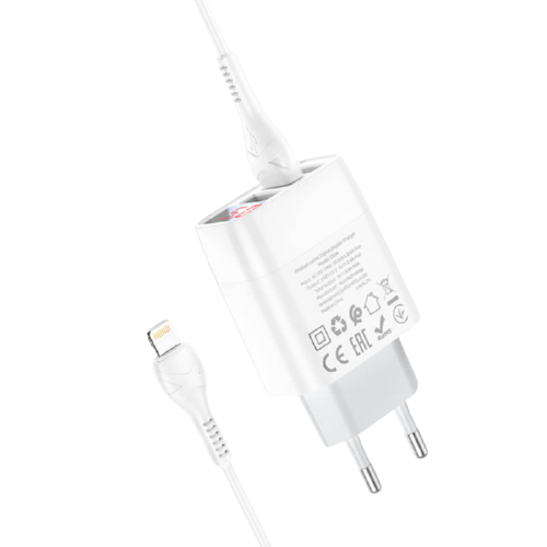 Зарядное устройство Hoco Lightning cable C93 A 3 USB 3,4 A White (547381)