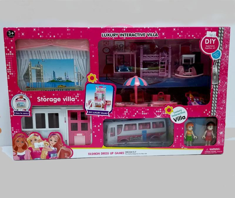 Набор для девочки Вилла Коттедж с фигурками и горкой (28443932)