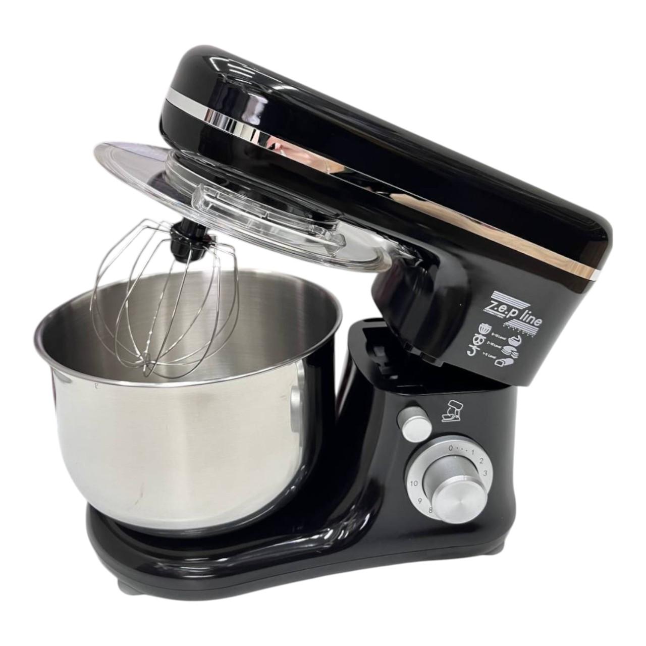 Тістоміс-міксер Zepline ZP-9832 з комплектом насадок та захисною кришкою 3500 Вт 5 л (є196) - фото 3