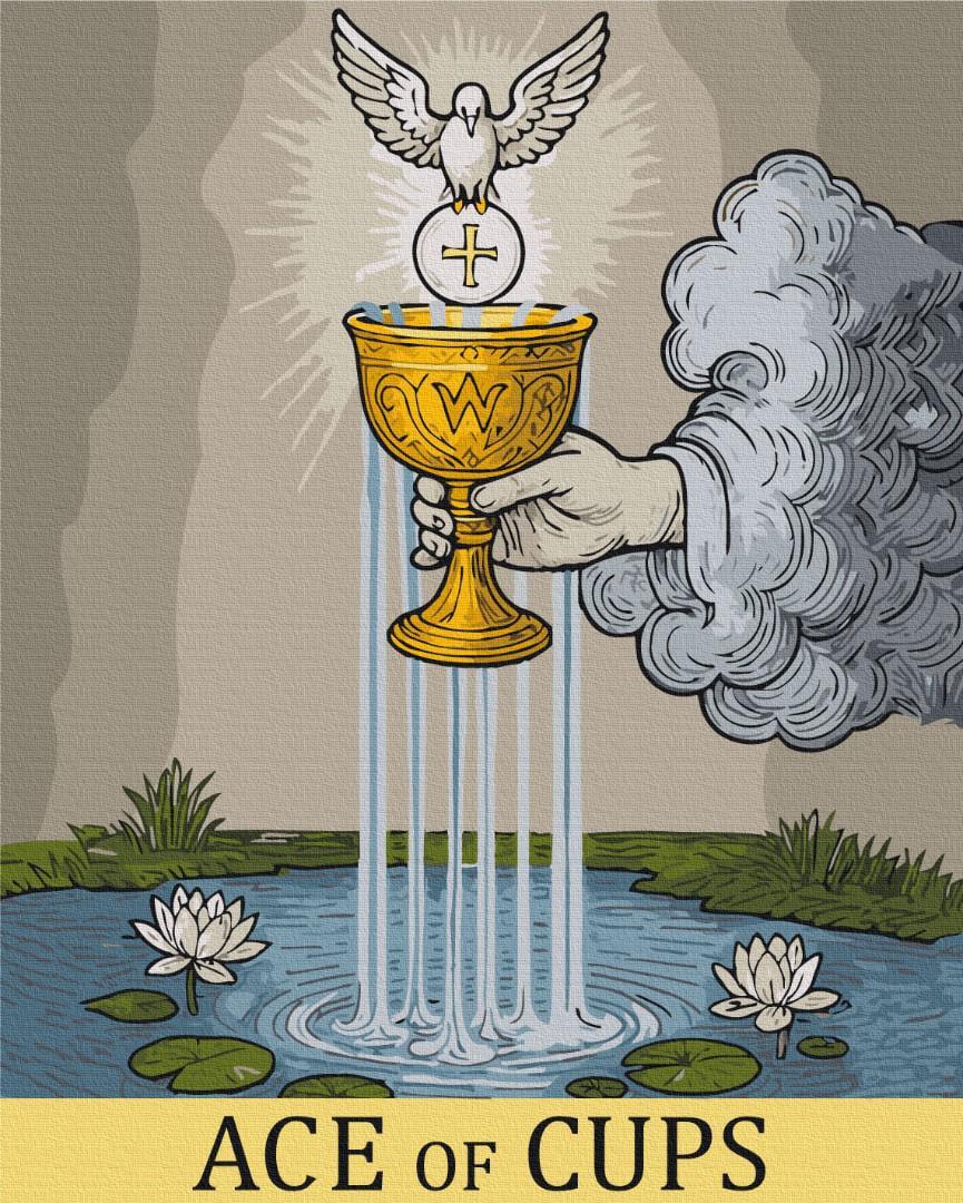 Картина по номерам Brushme Туз Кубков 40x50 см (BS54546) Картина по номерам Brushme Туз Кубков 40x50 см (BS54546)