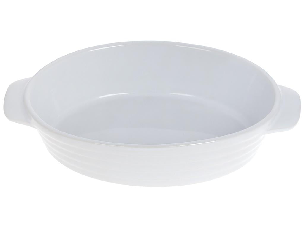 Форма для запекания с ручками овальная Белый (BDI-319-341)