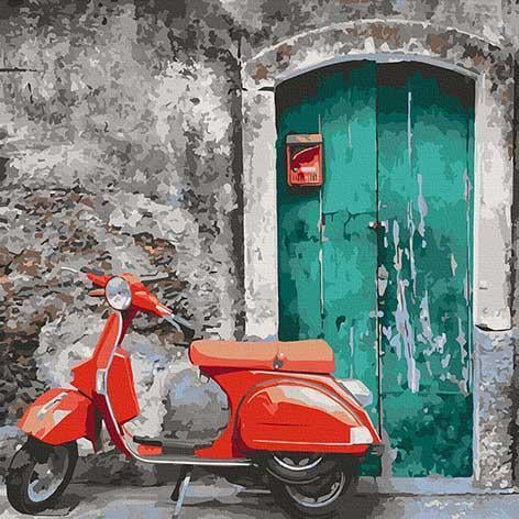 Картина по номерам ART CRAFT Соседский мопед 40x40 см Разноцветный (PM-194-K-152)