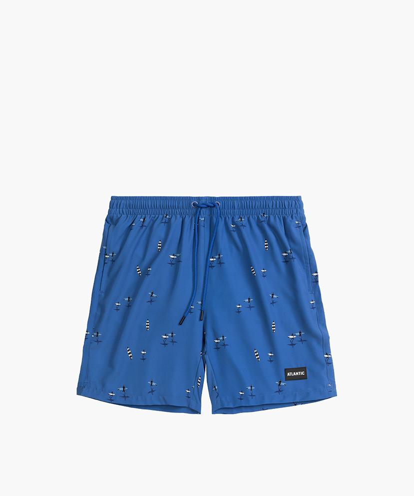 Шорти чоловічі пляжні Atlantic KMB-224 XL Блакитний (27565810) - фото 3