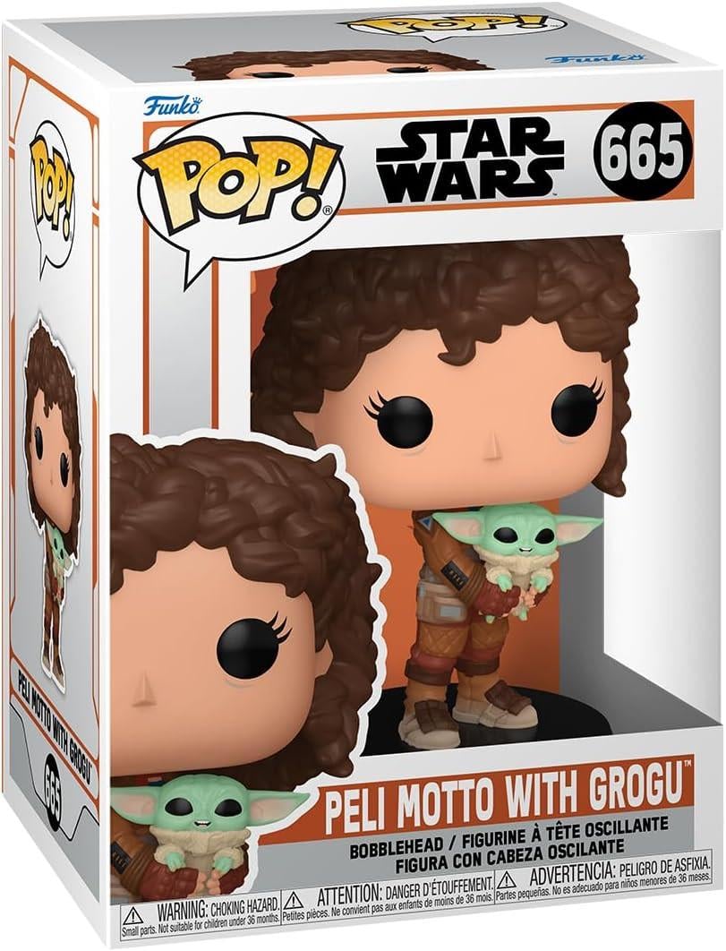 Фігурка Funko Pop Star Wars Peli Motto with Grogu