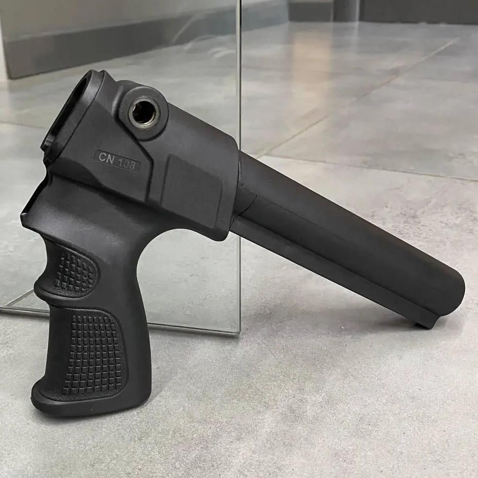 Рукоятка пистолетная DLG Tactical DLG-108 для Remington 870/750 с отсеком и гнездами под антабку Черный (244080) - фото 4 Рукоятка пистолетная DLG Tactical DLG-108 для Remington 870/750 с отсеком и гнездами под антабку Черный (244080) - фото 4