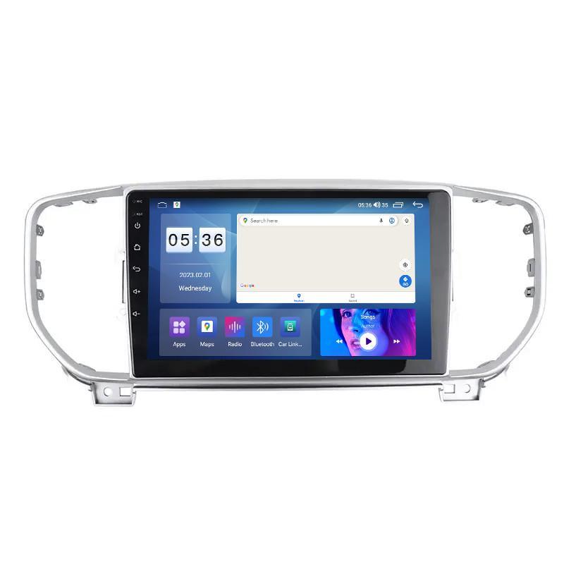 Автомагнітола штатна Lesko для Kia Sportage IV ver 2 2016-2018 9" 2/32 Gb CarPlay 4G Wi-Fi GPS Prime MOB