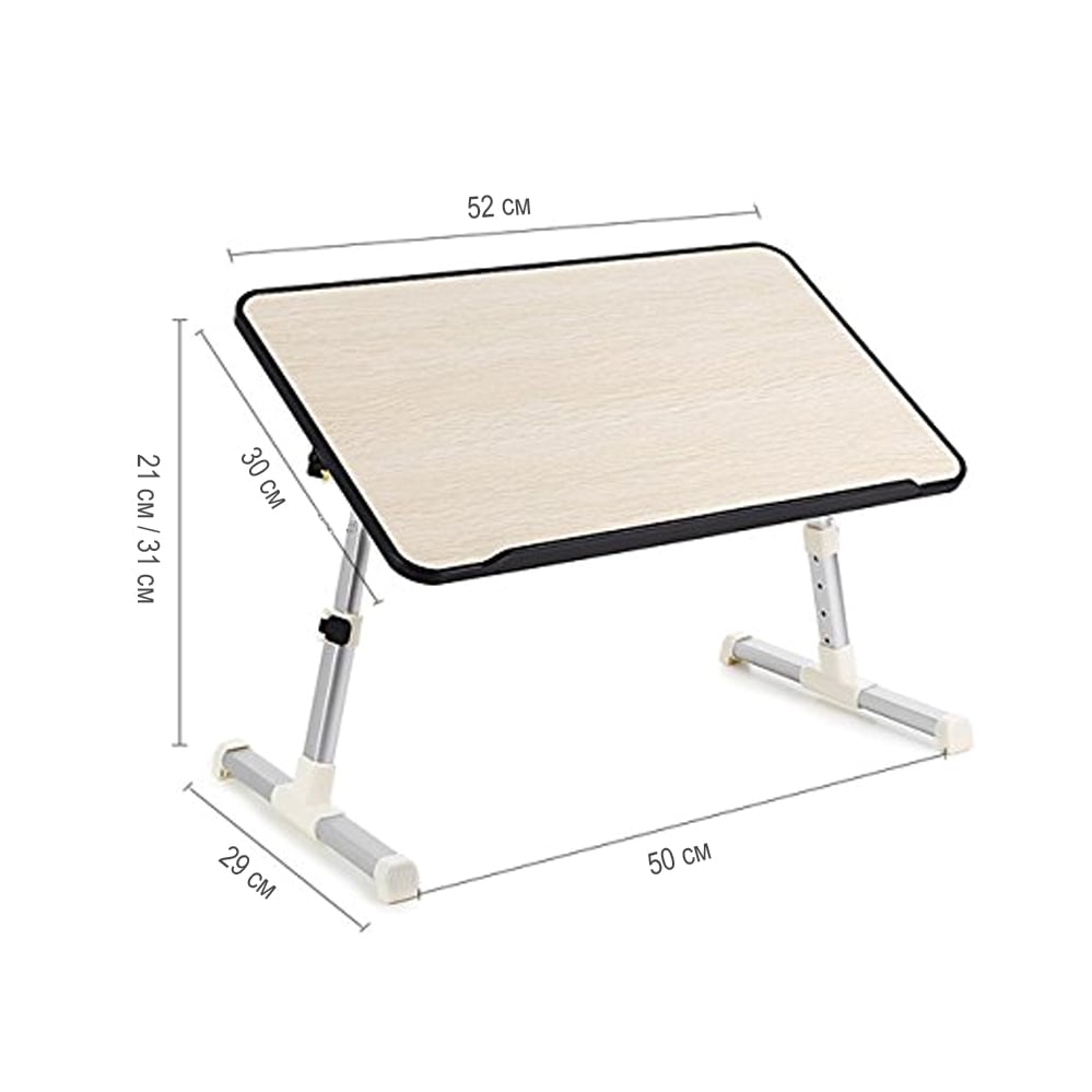 Столик для ноутбука деревянный складной Laptop Table Desk A8 52х30 см (120.385) - фото 2