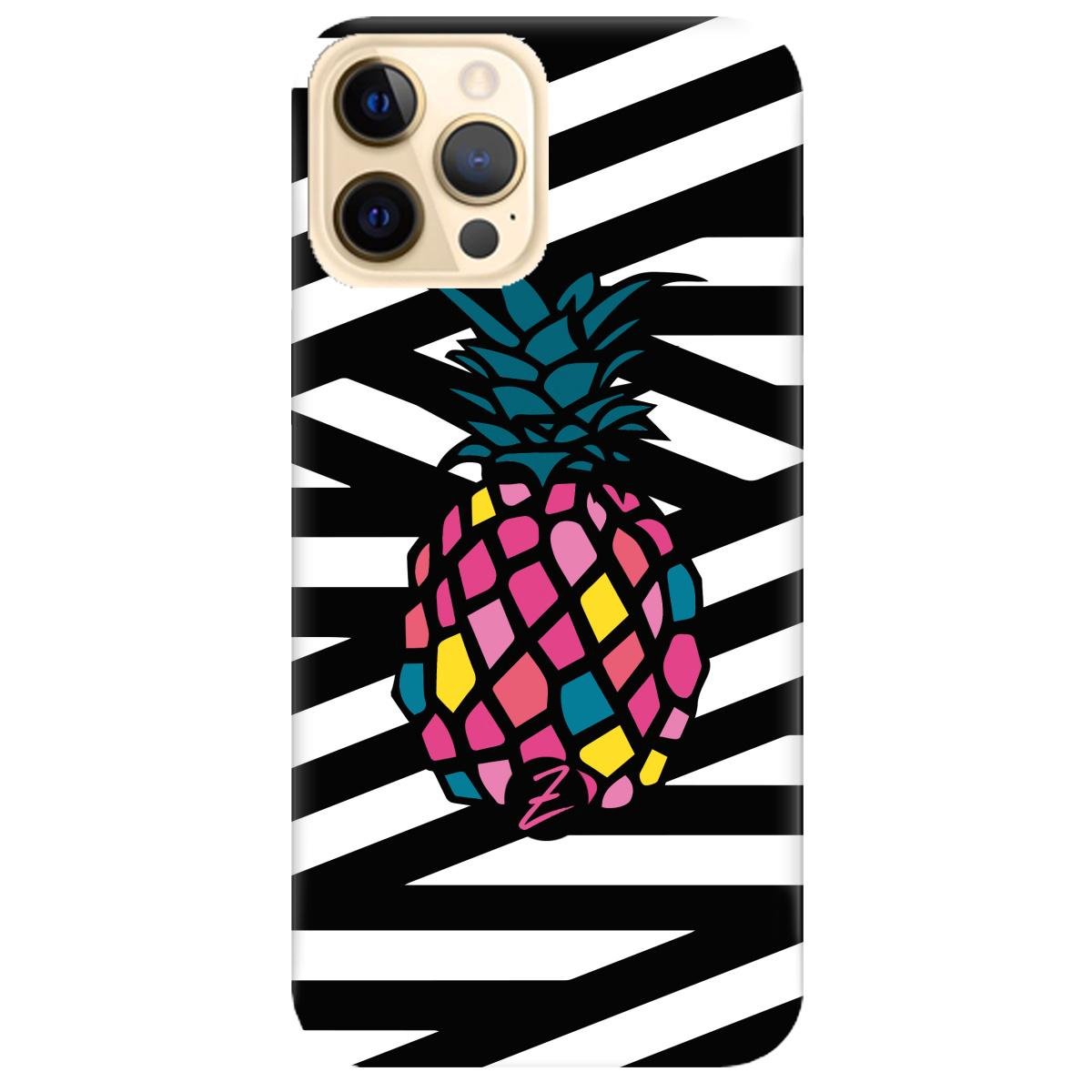 Силиконовый чехол Zorrov для Apple iPhone 12 Pro Max - Pineapple (14060040167088181)