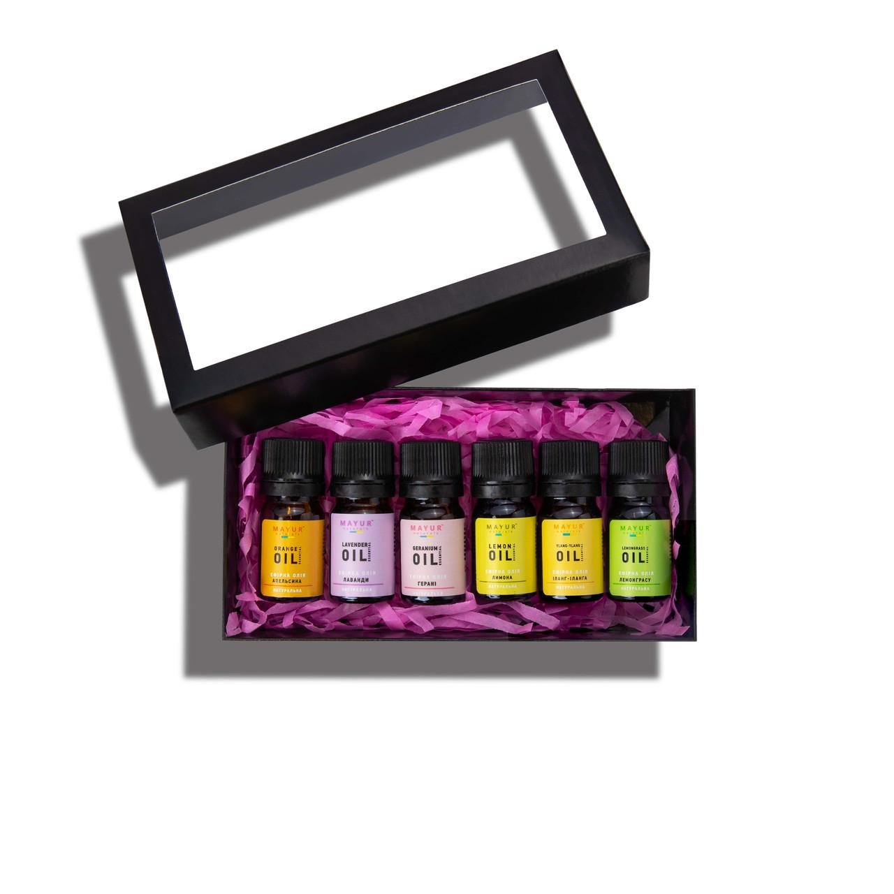 Подарунковий набір ефірних олій для волосся тіла та ароматерапії Квіткова симфонія 6 x oil/5 мл 27