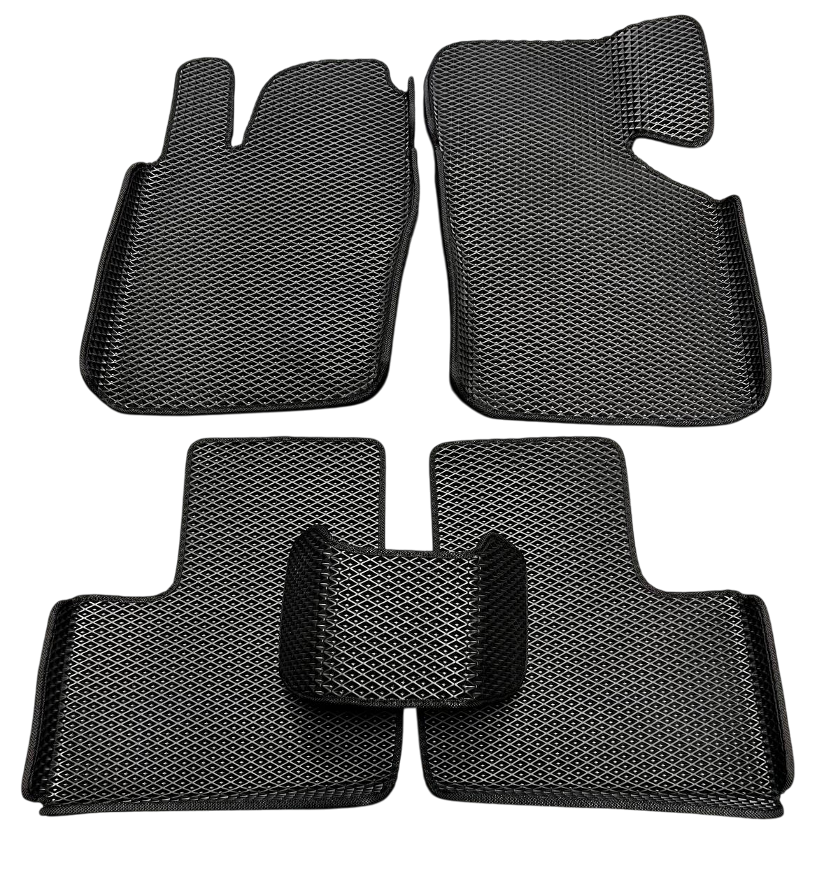 Коврики EVA с бортиками в салон для Opel Vectra A 1988-1995 гг. Черный (1984984619)