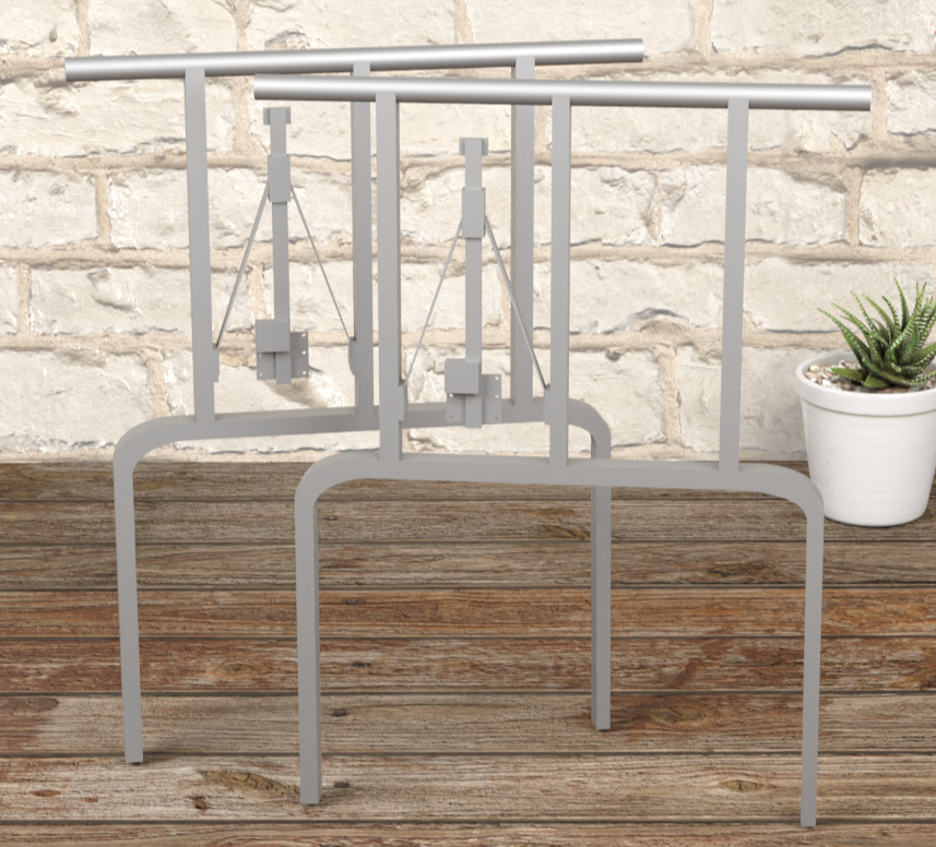 Ножки раскладные Арекс для круглого стола Серый (19419203)