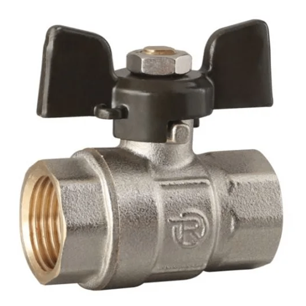 Кран шаровой REIGER+ 1 ВВ прямой латунь (6554251)