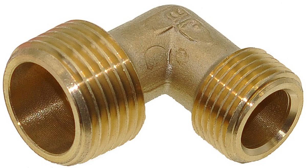 Угольник JB компрессора 1/2"-3/8" Желтый