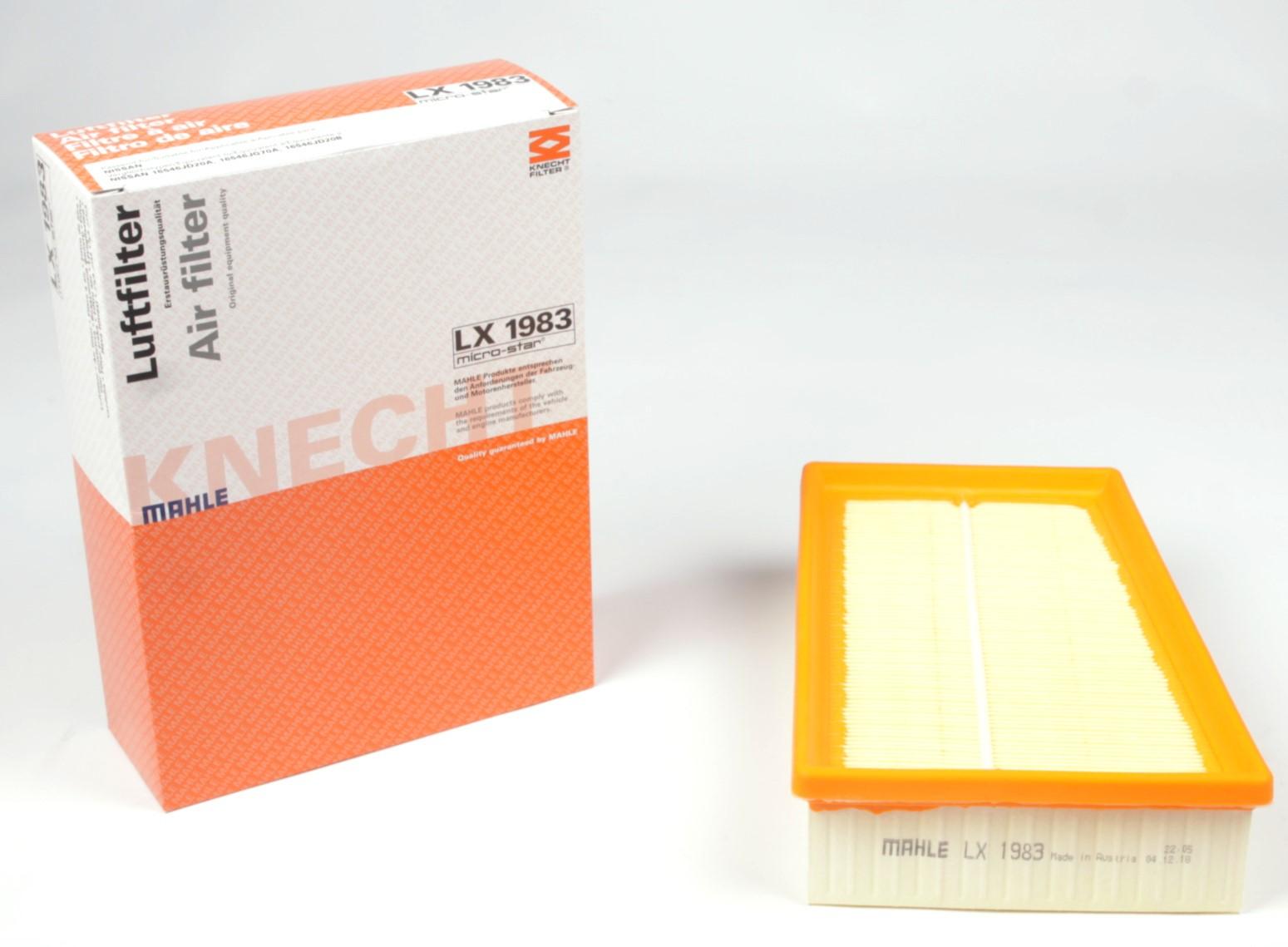 Фильтр воздушный KNECHT для Nissan Qashqai 07- (LX 1983)