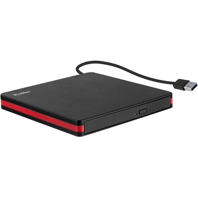 Привод компакт-дисков Rioddas BT669 CD/DVD +/-RW USB 3.0 Slim DVD/CD ROM внешний портативный
