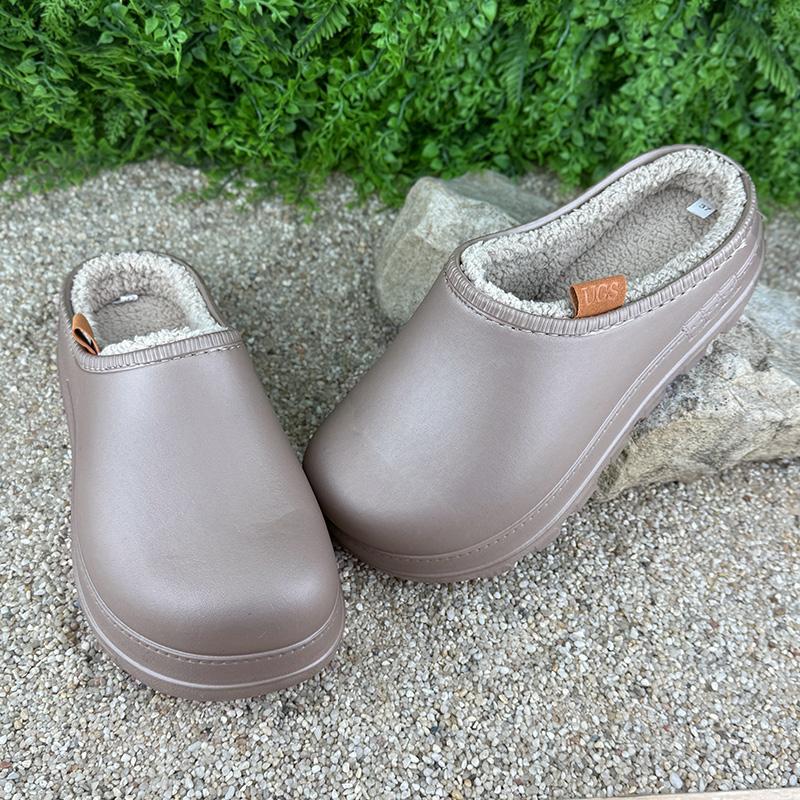 Галоші жіночі пінові Е-001041-2 p. 38 24,5 см Бежевий