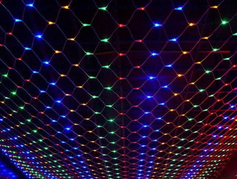 Гирлянда сетка RD-7163 200 LED 2х2 м Разноцветный (1290281371)