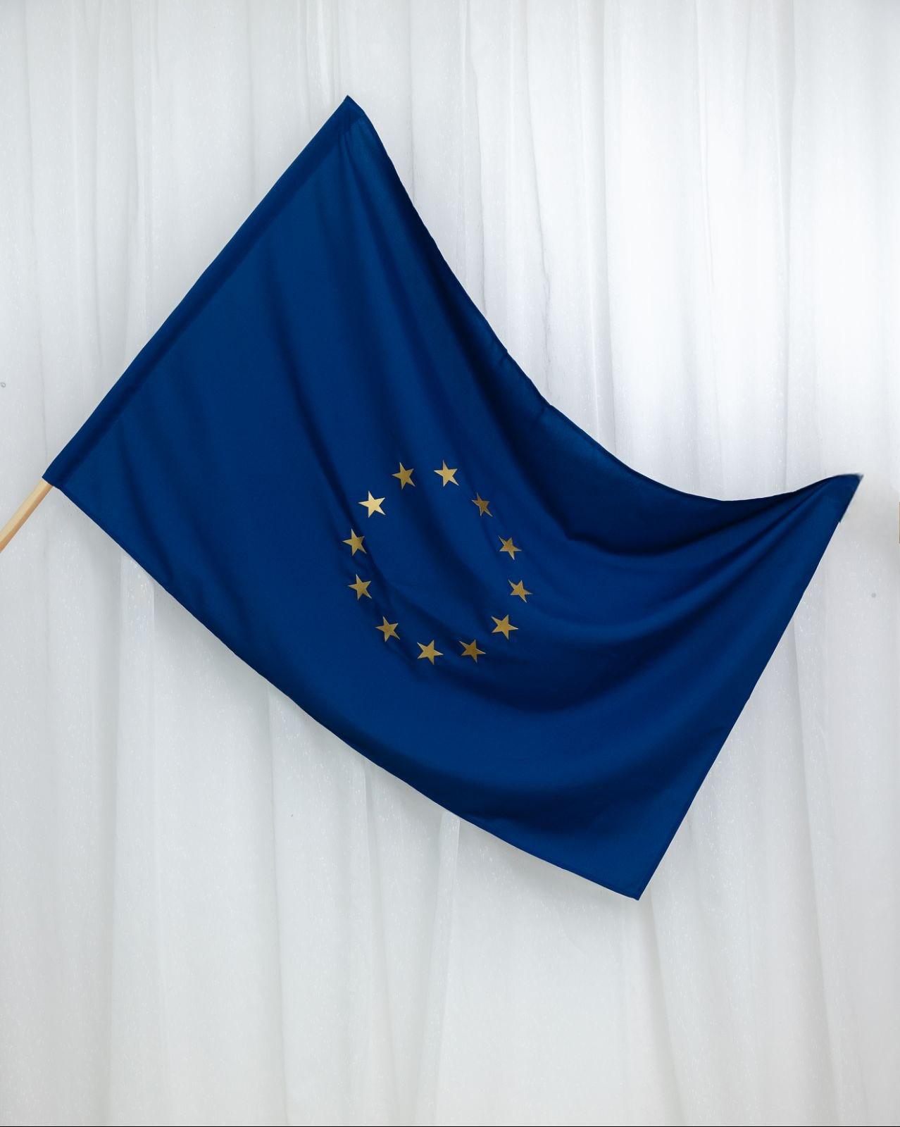 Флаг Евросоюза 60 х 90 см с карманом для флагштока (29734407)