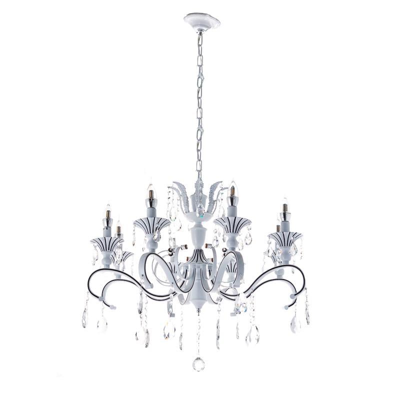 Люстра подвесная Light House ES-15742/8 Белый (9488) Люстра подвесная Light House ES-15742/8 Белый (9488)