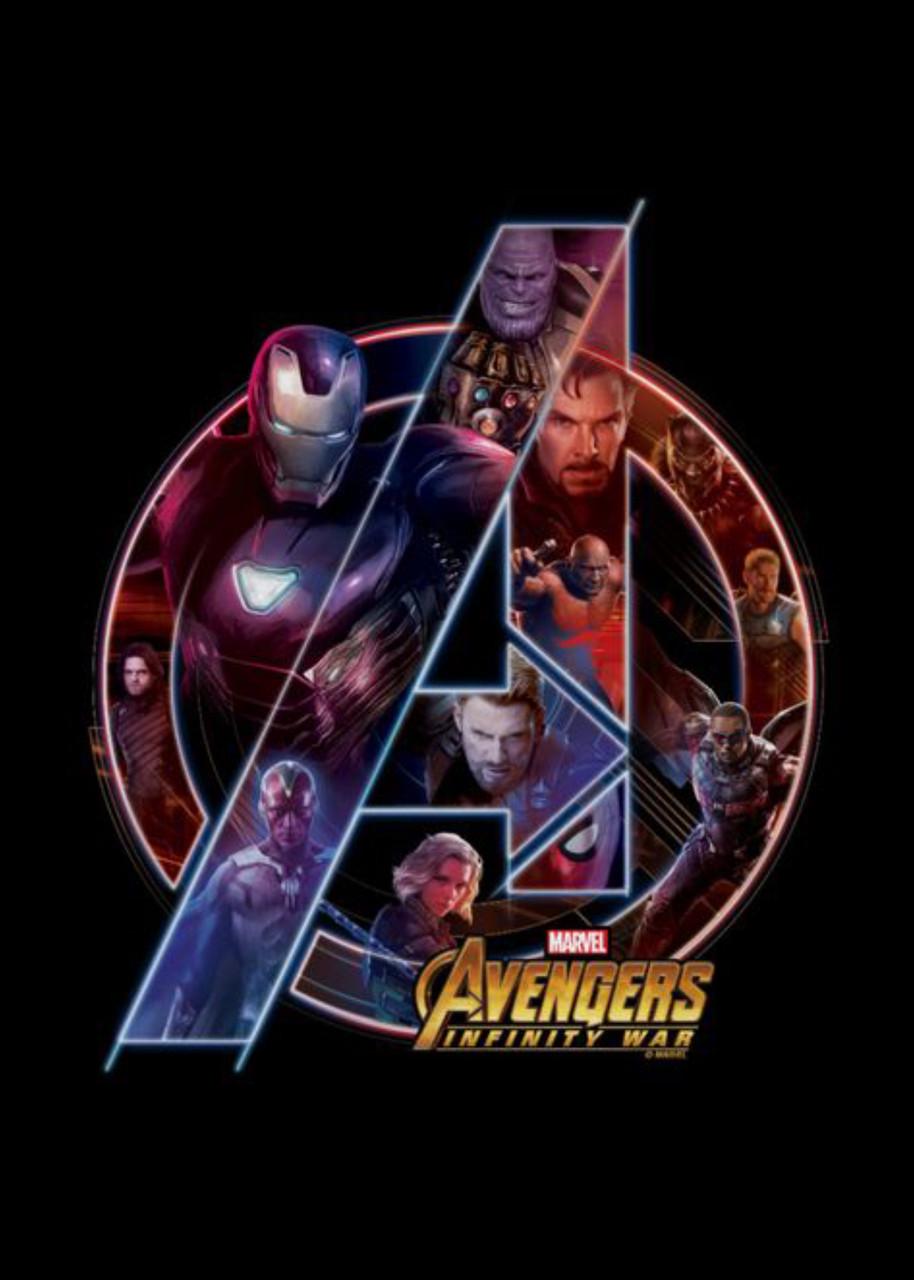 Картина постер Gee! Avengers Мстители логотип 40х60 см AG.09.118
