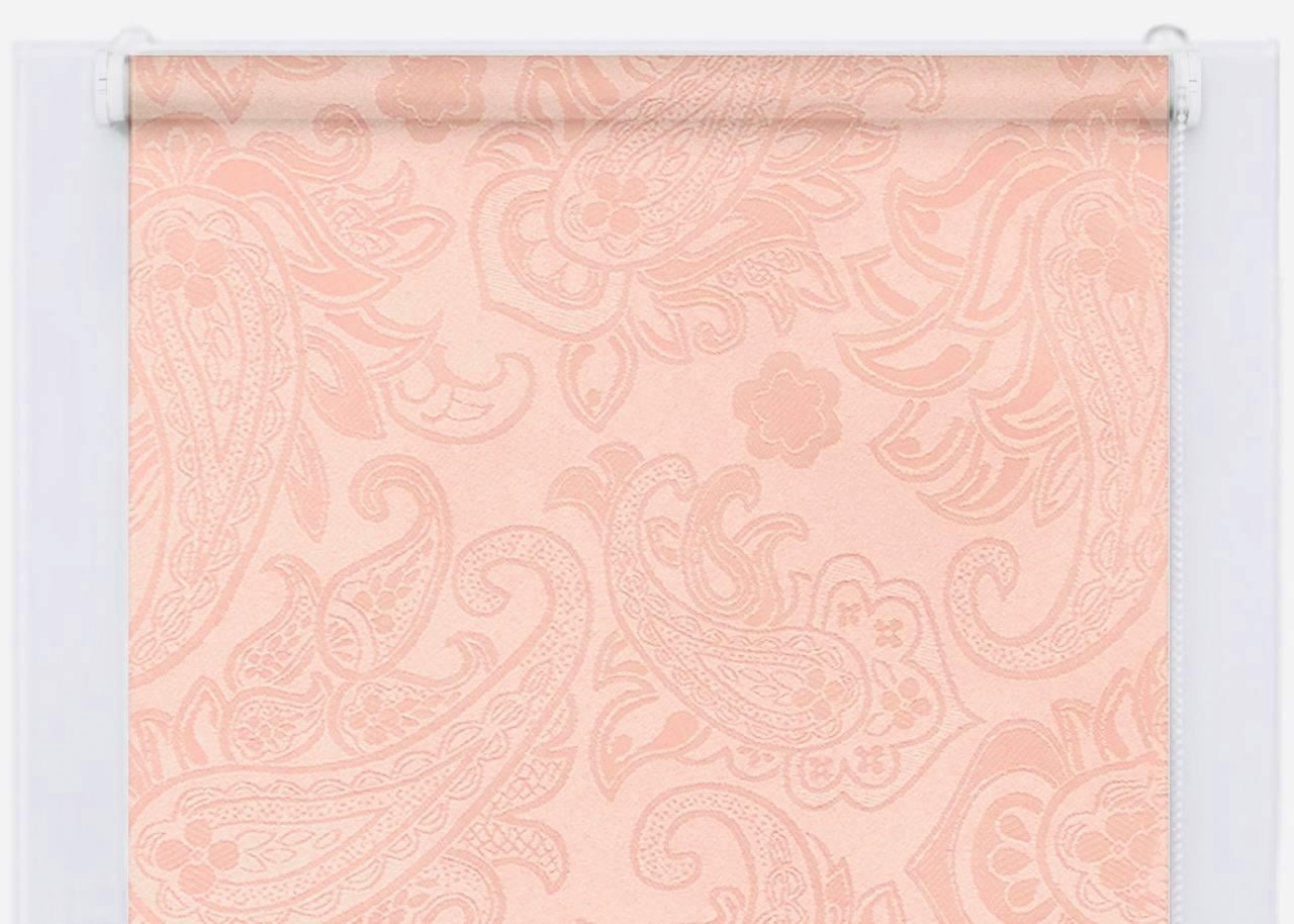 Роллета тканевая Арабеска 2070 105х160 см Светло-розовый (18114958)
