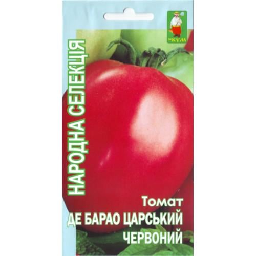 Семена Кум Народная Селекция томат Де Барао Царский Красный 30 шт. среднеспелый/высокорослый/красный/урожайный Семена Кум Народная Селекция томат Де Барао Царский Красный 30 шт. среднеспелый/высокорослый/красный/урожайный