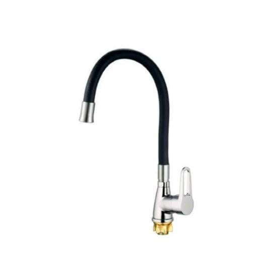 Смеситель для кухни MIXXUS SOP4-045 Reflector с черным силиконовым изливом (MI6487) Смеситель для кухни MIXXUS SOP4-045 Reflector с черным силиконовым изливом (MI6487)