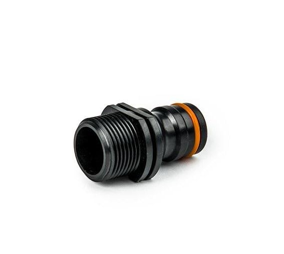 Адаптер Bradas с наружной резьбой 3/4" Power Jet Line Eco-PWB2186 с ярлыком Black (29485)