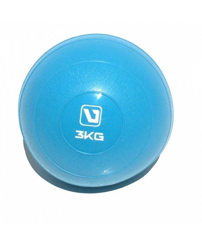 Медбол мягкий LiveUP Soft Weight Ball 3 кг Голубой (LS3003-3)