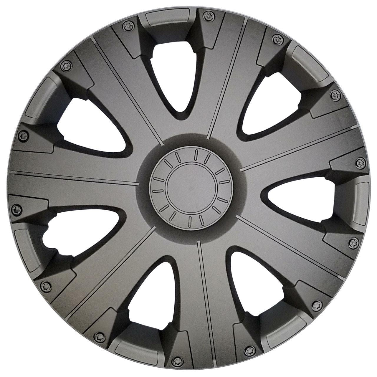 Колпаки на колеса Kenguru Ultra R15 4 шт. Графит (3169957399)