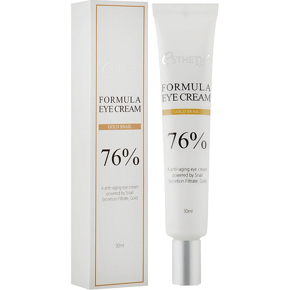 Питательный крем для глаз Formula Eye Cream Gold Snail 76% Esthetic House 30 мл (8809450011640)