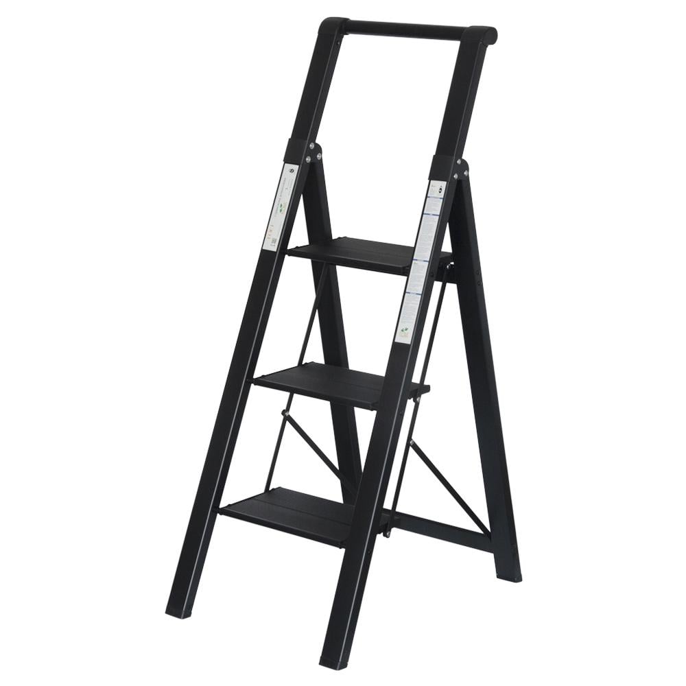 Стремянка алюминиевая Sigma Loft 3 ступеньки 1,22м (5036314) - фото 1 Стремянка алюминиевая Sigma Loft 3 ступеньки 1,22м (5036314) - фото 1