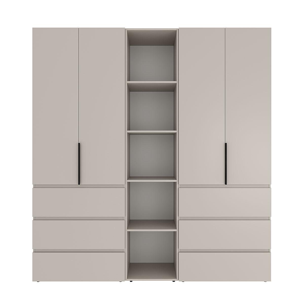 Шкаф распашной комбинированный ART IN HEAD №6 Light 2000x500x2200 мм Кашемир (GALTK0614000000)