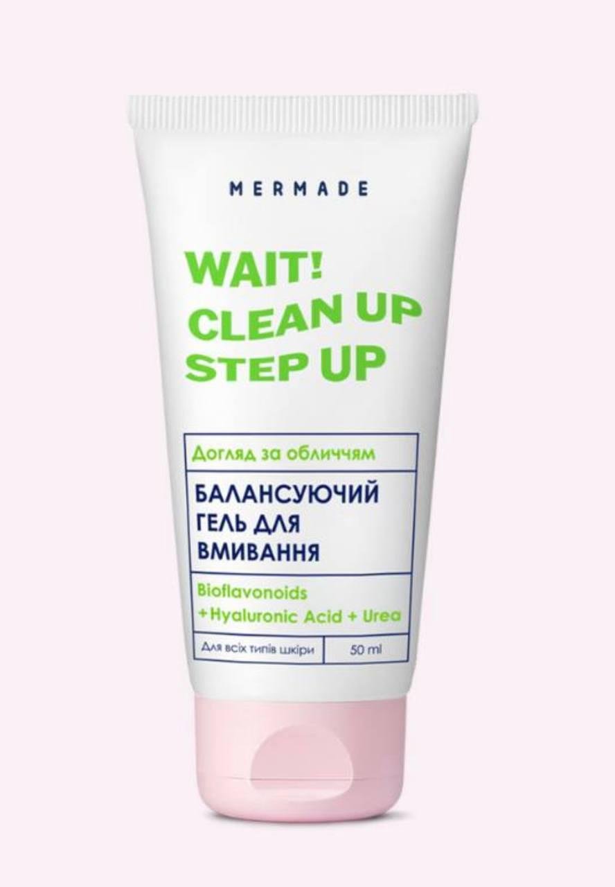 Гель для умывания лица балансирующий Mermade BioDtox & Hyaluronic Acid 50 мл (м00651)