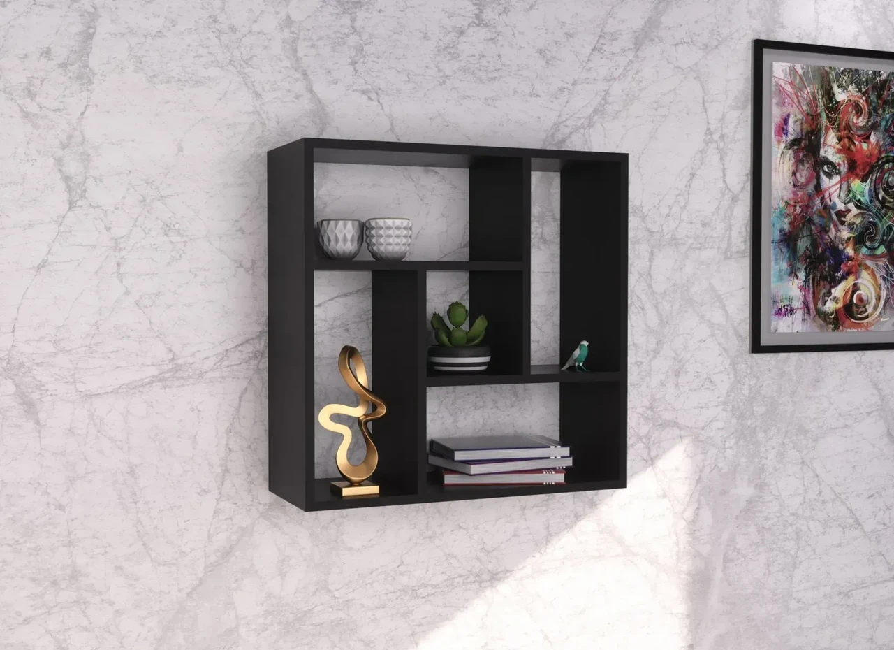 Полиця навісна Kontinent П-3 61х23х61 см Антрацит (52489900) - фото 2 Полиця навісна Kontinent П-3 61х23х61 см Антрацит (52489900) - фото 2