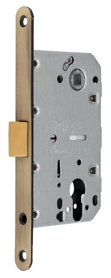 Замок для межкомнатной двери USK 410C PVC 85x50 Старая бронза