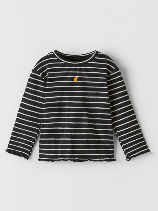 Реглан ZARA для девочки 2-3 года 98 см Черный (ZR-00027)